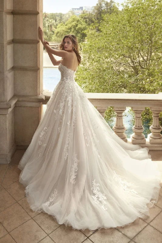 Embellished Strapless Ball Gown