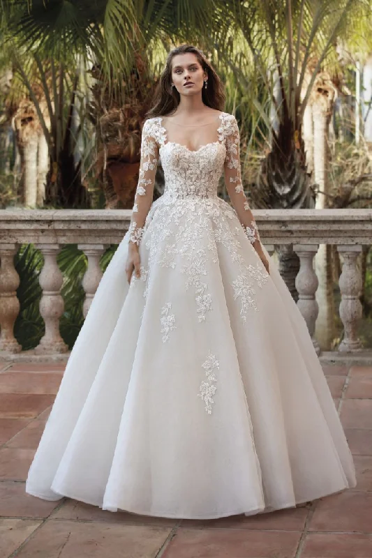 Lace Appliqué Ball Gown