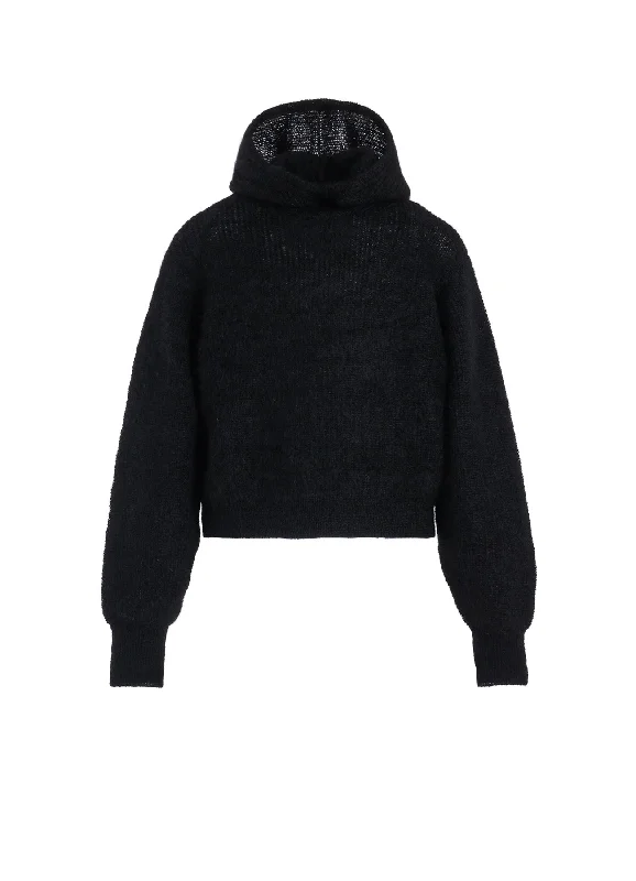 MOHAIR HOODIE PULLOVER