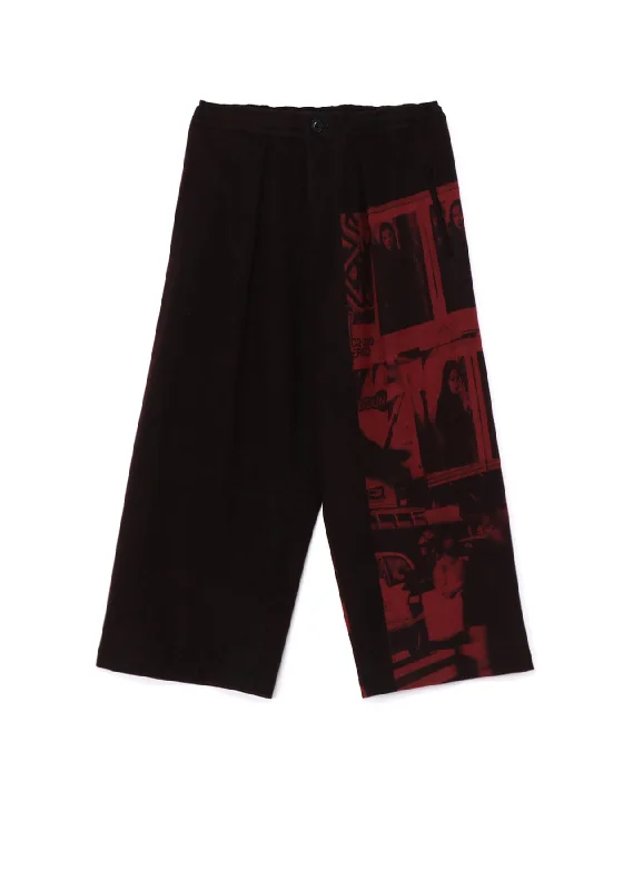 [Y's 1972 - A MOMENT IN Y's WITH MAX VADUKUL]TOP FLANNNEL FRONT TUCK WIDE PANTS