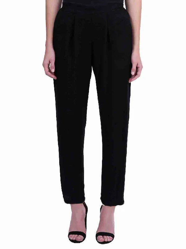 Tianello Tencel “Kathryn” Flat Front - Elastic Back Pants