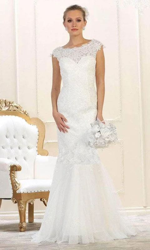 May Queen Bridal MQ1564B - Laced Mermaid Dress