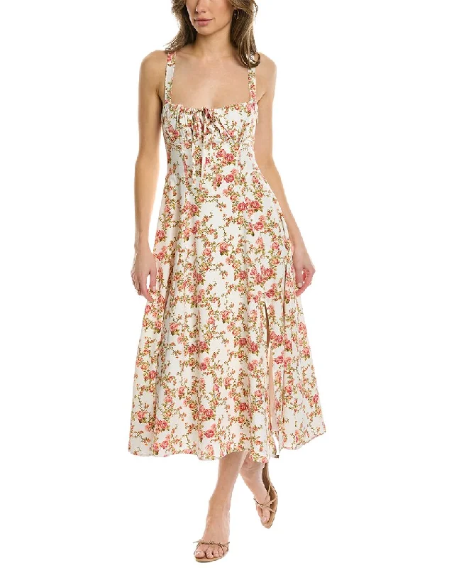 Moonsea Floral Midi Dress