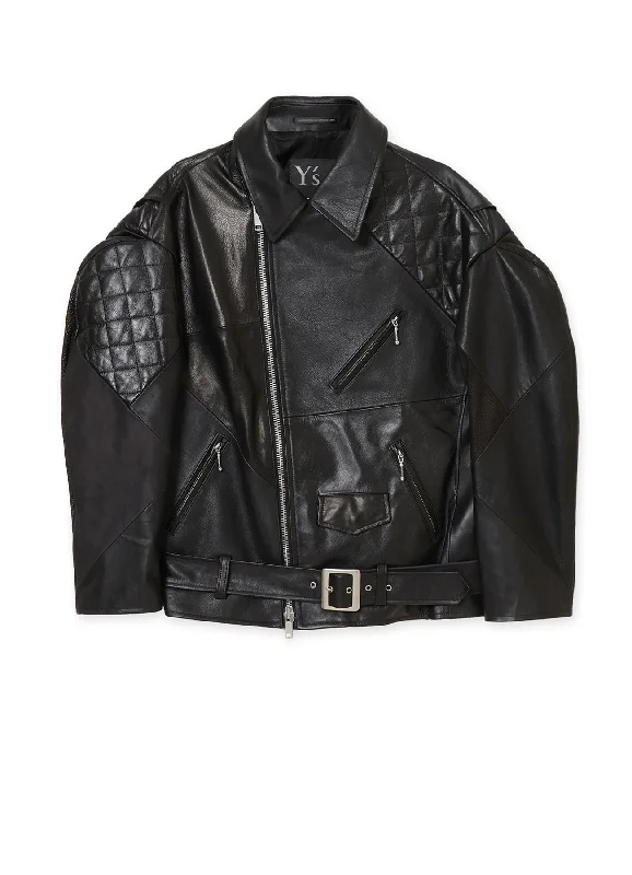 LEATHER PATCHWORK JACKET