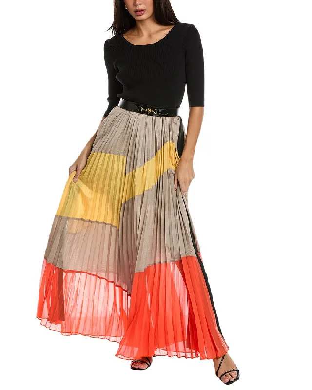 Gracia Colorblocked Maxi Dress