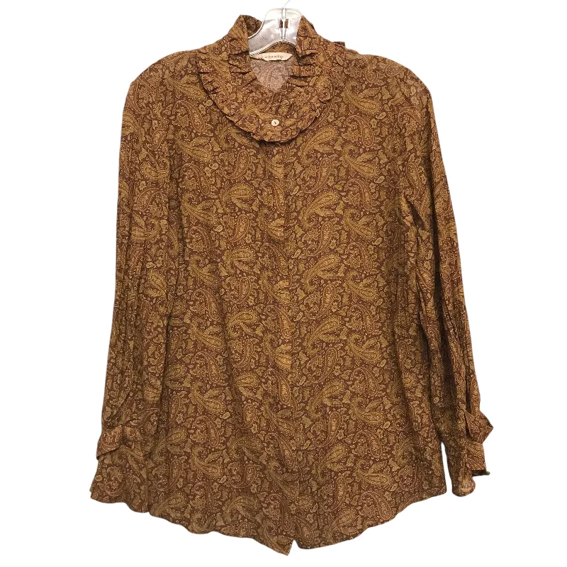 Top Ls By Soft Surroundings In Brown, Size:M