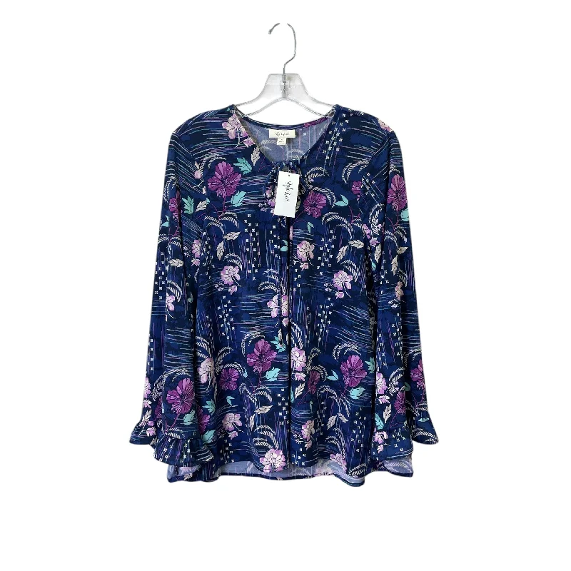 Top Ls By Style And Company In Blue, Size:L