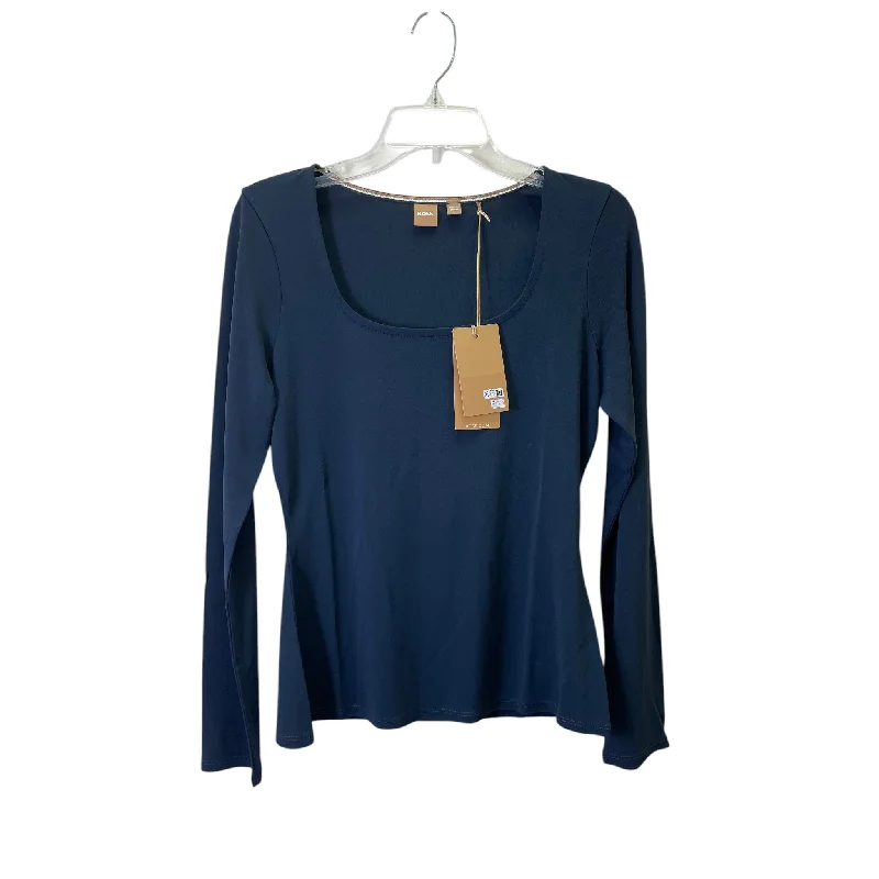 Top Ls By Hugo Boss In Navy, Size:L